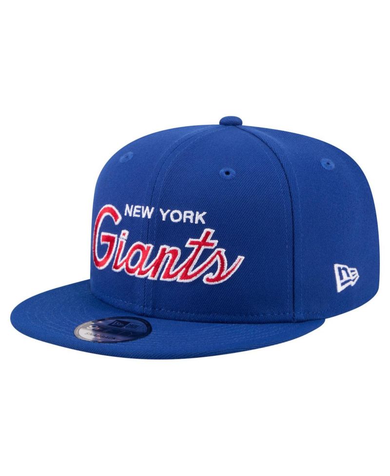 Men's Royal New York Giants Core Team Script 9FIFTY Snapback Hat