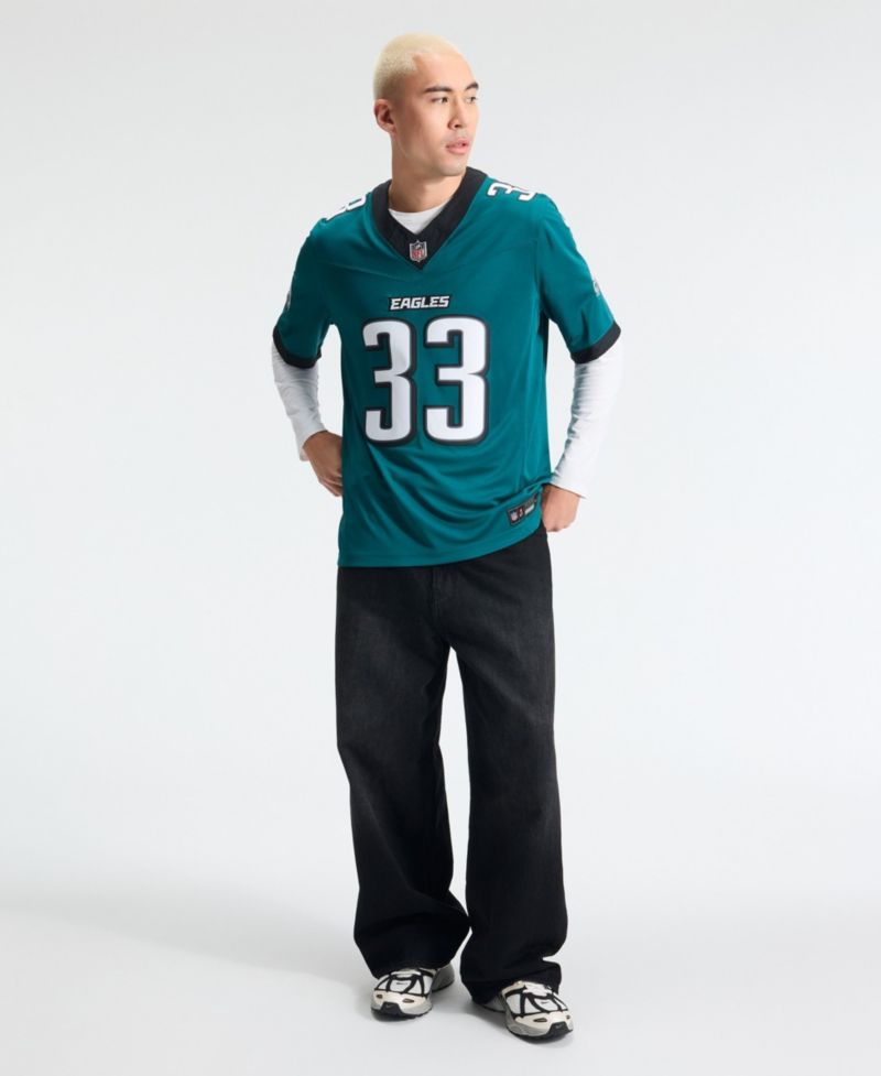 Men's Cooper DeJean Midnight Green Philadelphia Eagles Vapor F.U.S.E. Stitched Limited Jersey
