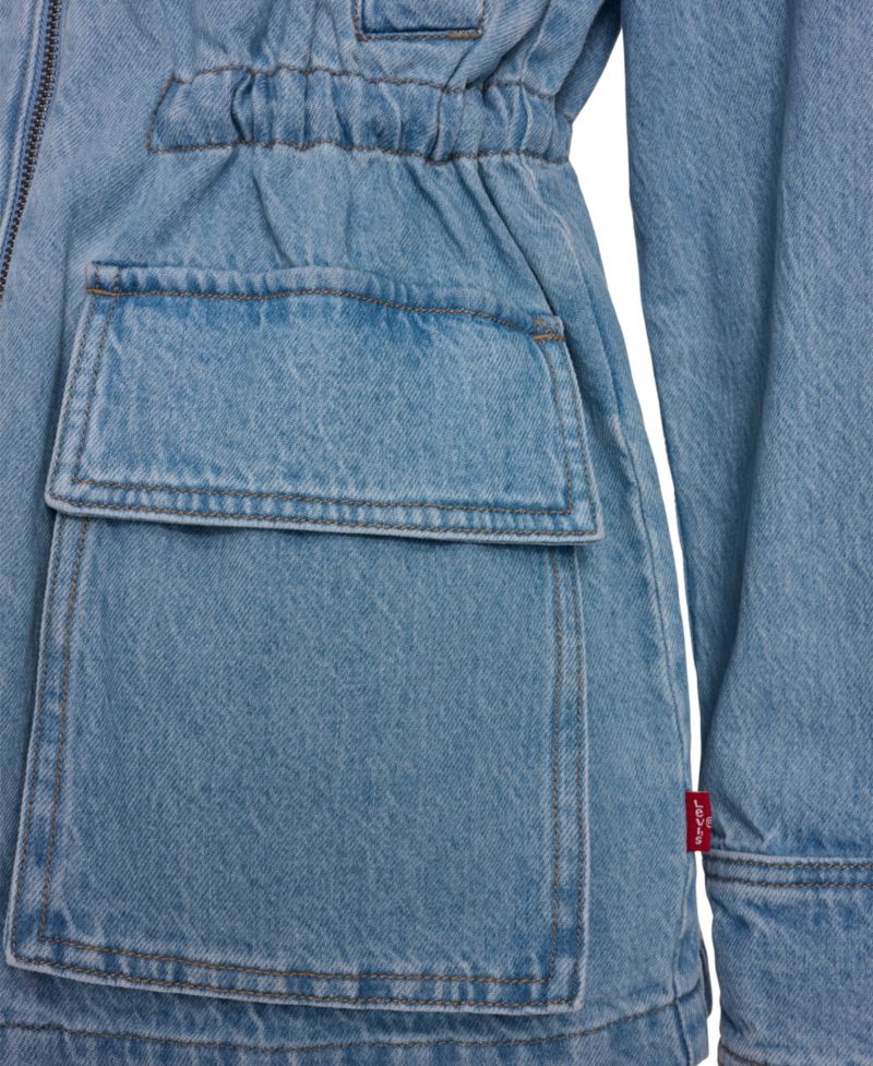 Women's Cinch Waist Cotton Barn Jacket