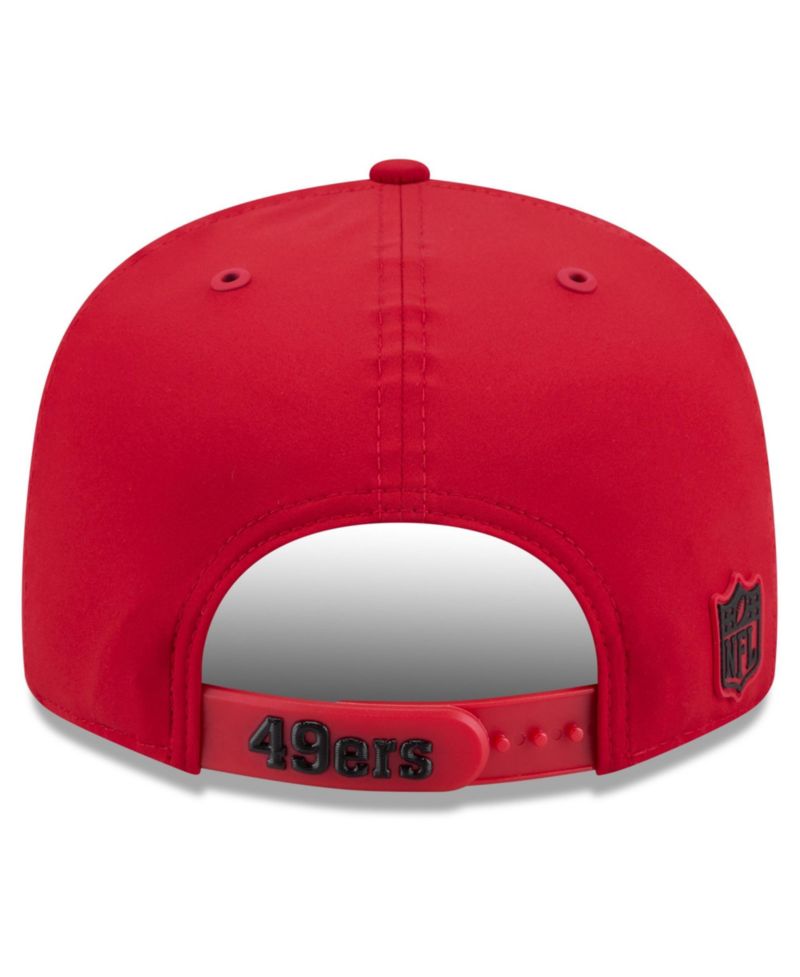 Men's Scarlet San Francisco 49ers 2026 Sideline Throwback 9FIFTY Snapback Hat
