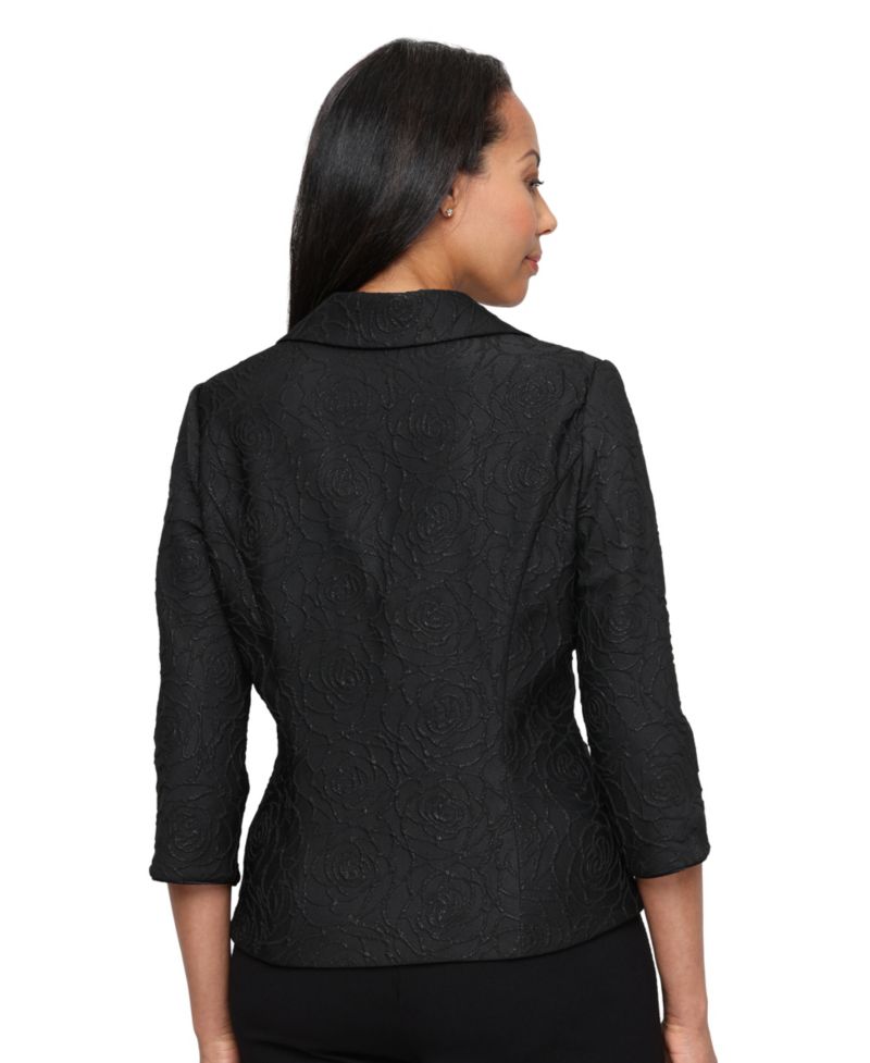 Women's Textured Jacquard Zip Jacket