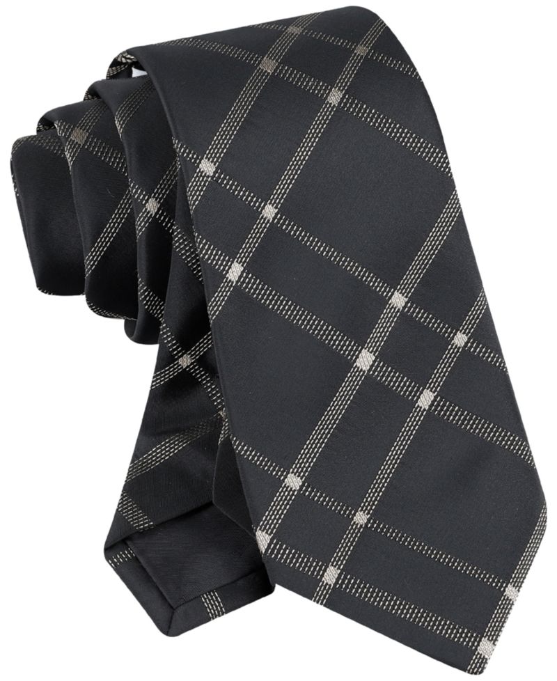 Men's Stitch Plaid Tie