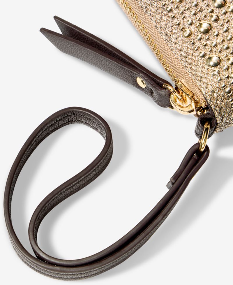 Hazell Bloom Studded Zip-Around Wallet