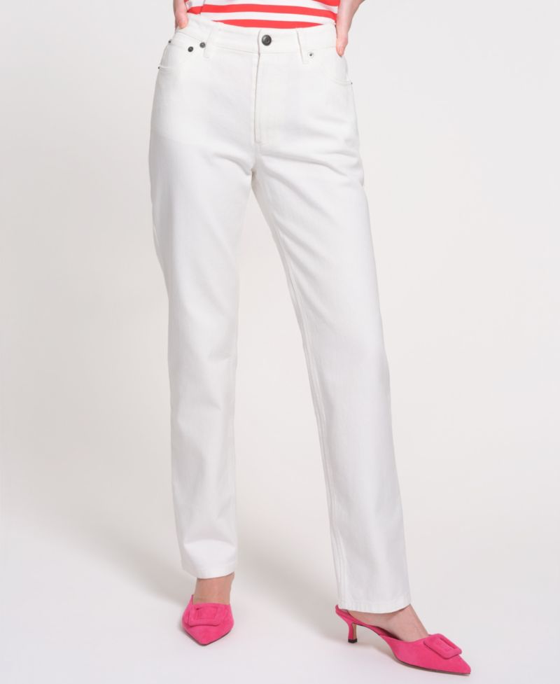 Women's Mid-Rise Straight-Leg Pants