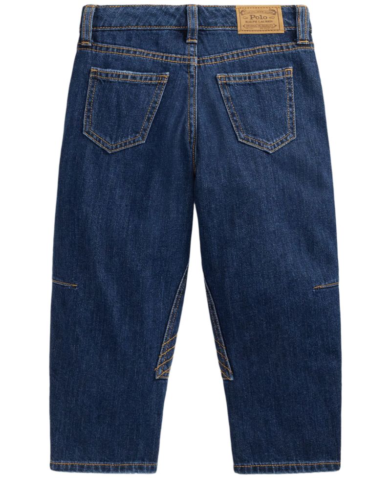 Girls' 2T-6X Curved Tapered Cotton Denim Jeans