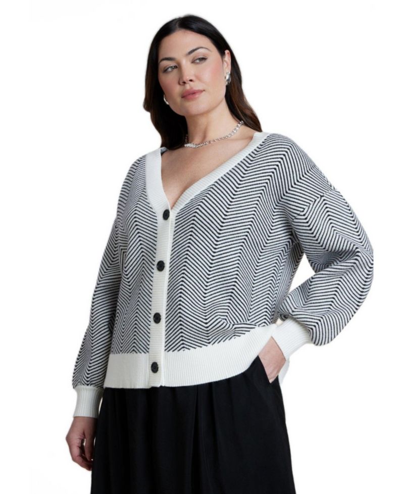 Women's Intarsia Cardigan