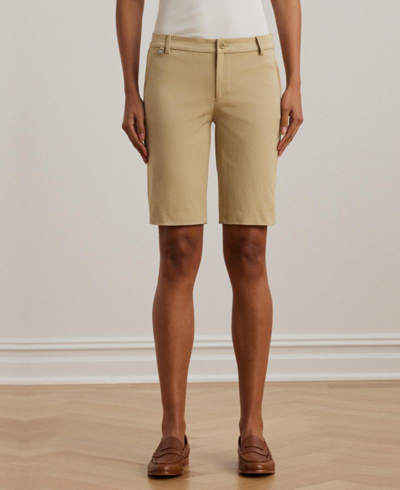 Twill Stretch Bermuda Shorts