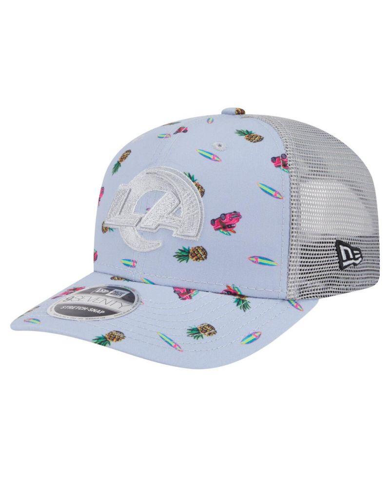 Men's Light Blue Los Angeles Rams Adventure Surfboard 9SEVENTY Adjustable Hat