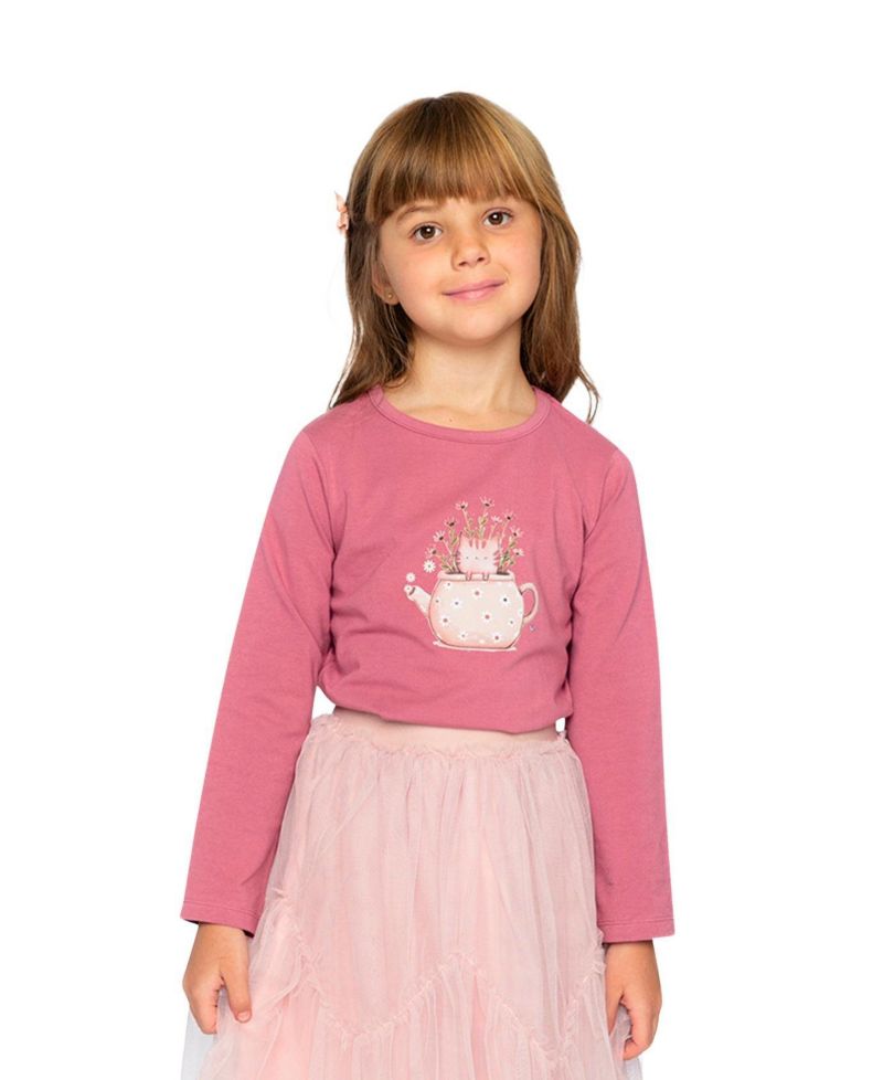Little and Big Girl (6-12) Cotton Jersey T-Shirt