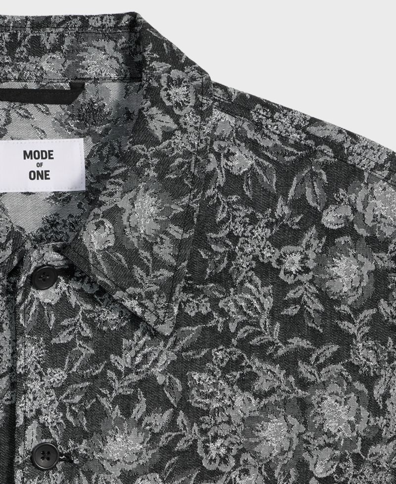 Men's Relaxed-Fit Floral Overshirt