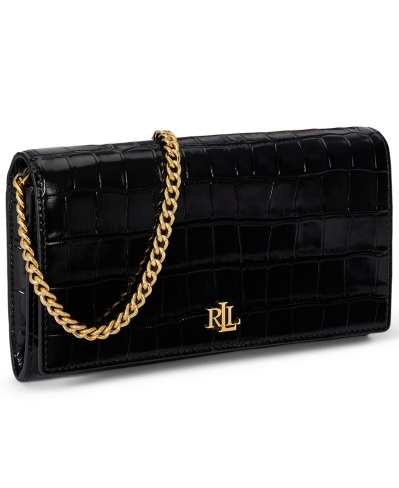Adair II Croc-Embossed Small Crossbody Bag