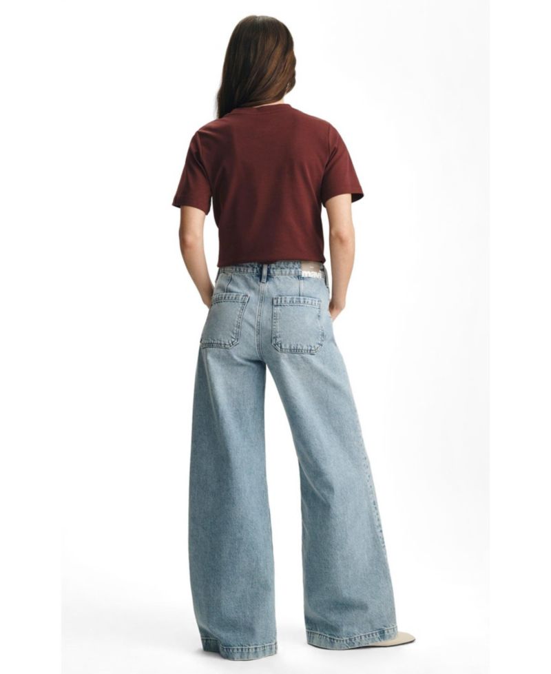 Women's Christine High Rise Wide Leg In Light Classic Denim