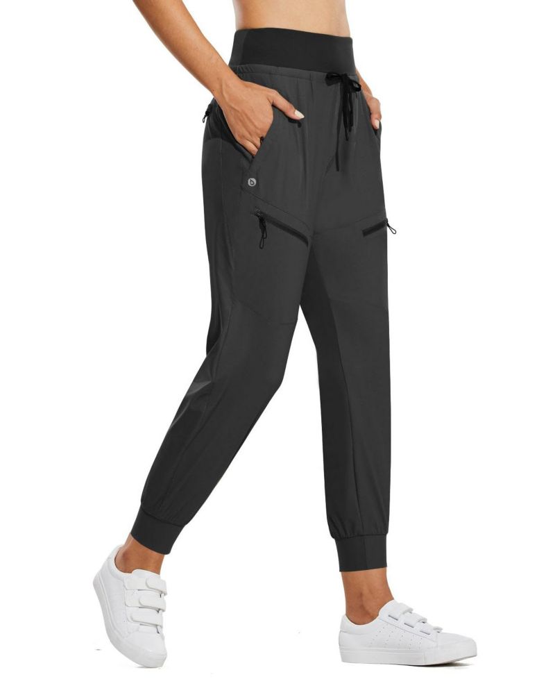 Women's Lightweight Hiking Pants 4 Way Stretch Quick Dry Zippered Pockets