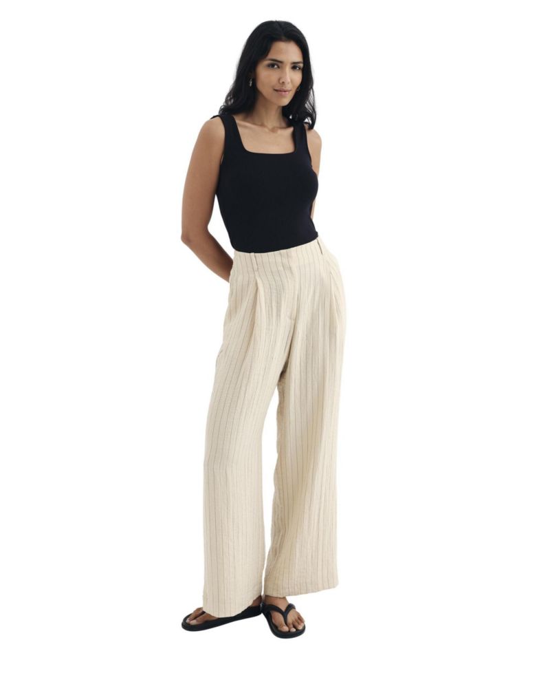 Women's Mara High-Waisted Wide-Leg Trousers