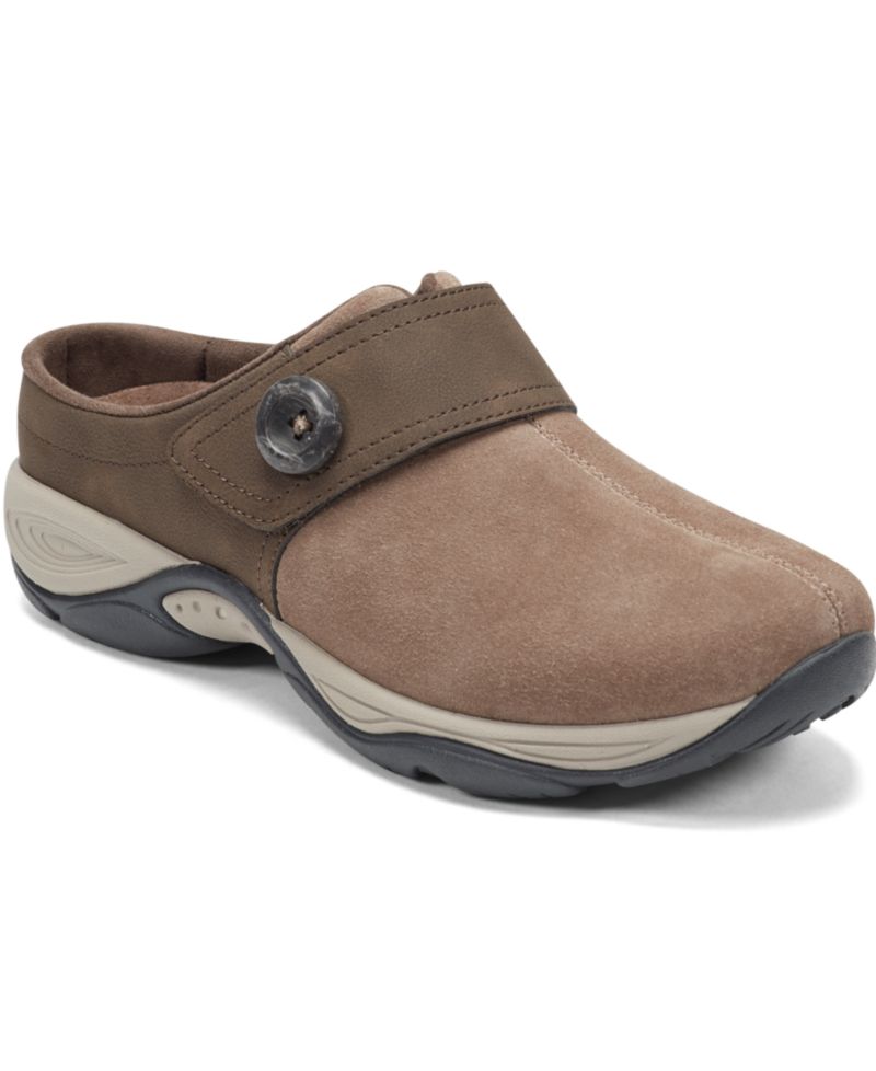 Women's Edline Suede Button Strap Mules