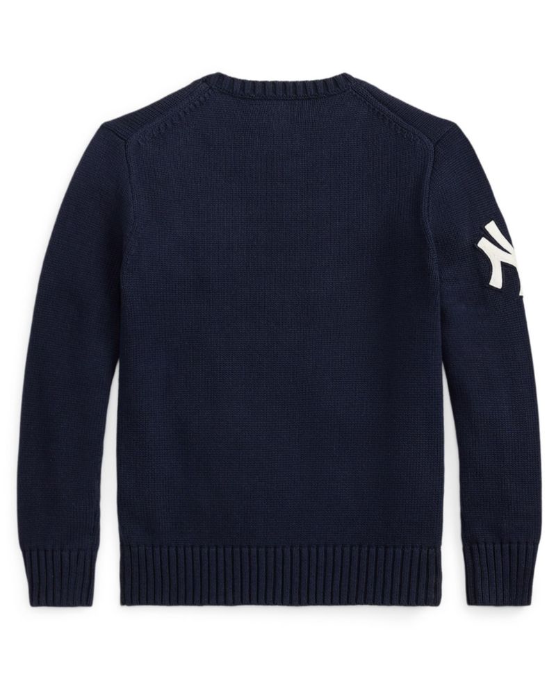 Boys' 8-20 Yankees Bear Crewneck Sweater