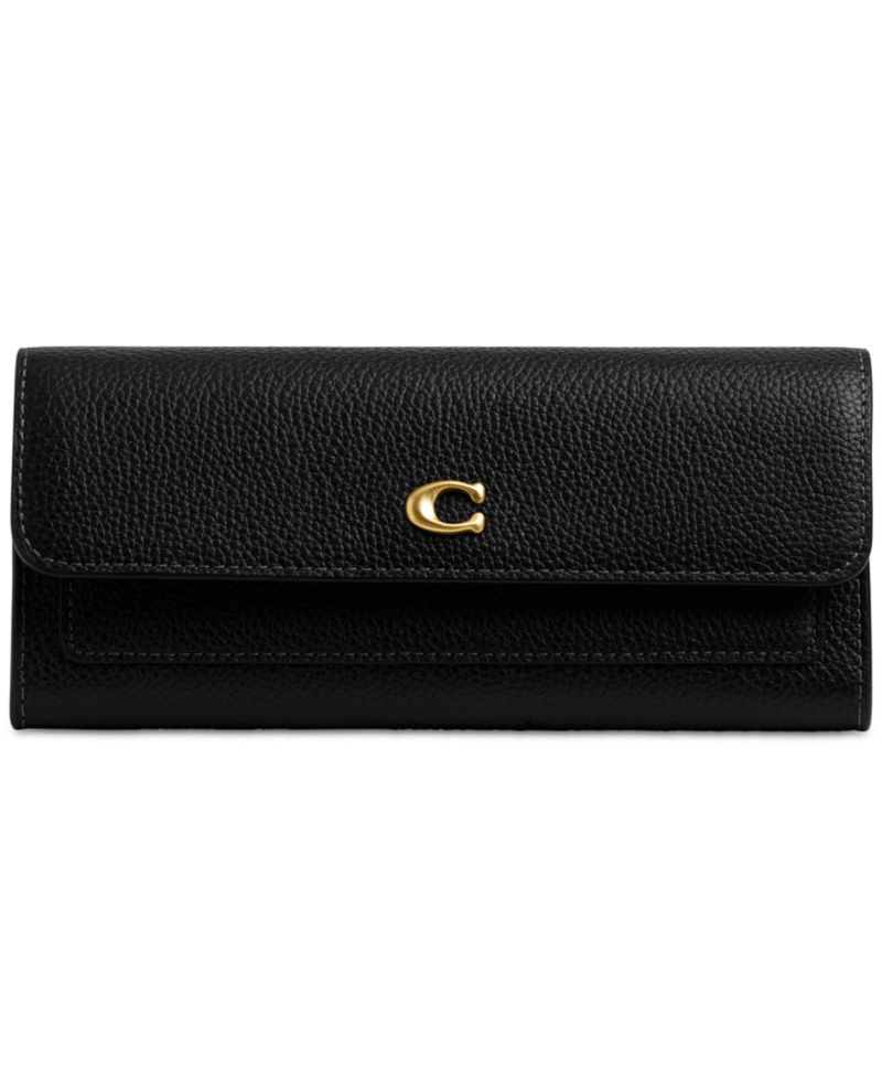 Mila Leather Long Flap Wallet