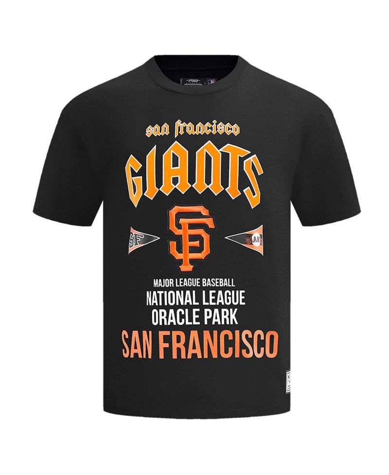 Men's Black San Francisco Giants Oversized City Tour T-Shirt