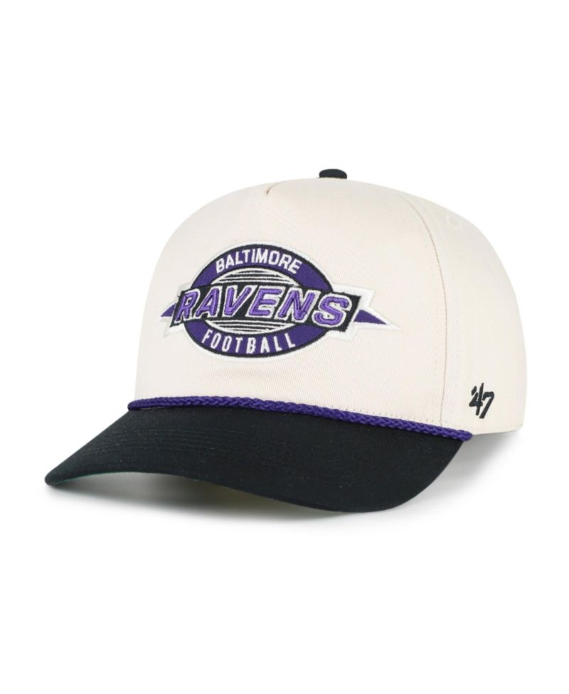Big Boys and Girls Natural Baltimore Ravens Freemont Hitch Adjustable Hat