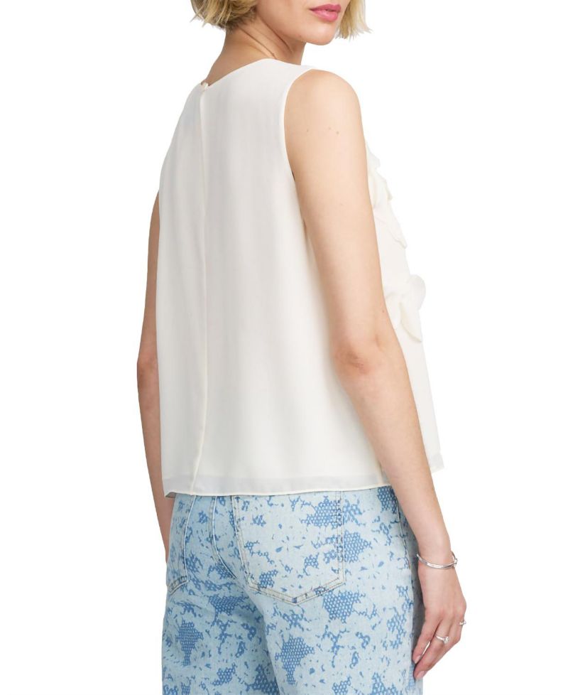Women's Floral Applique Shell