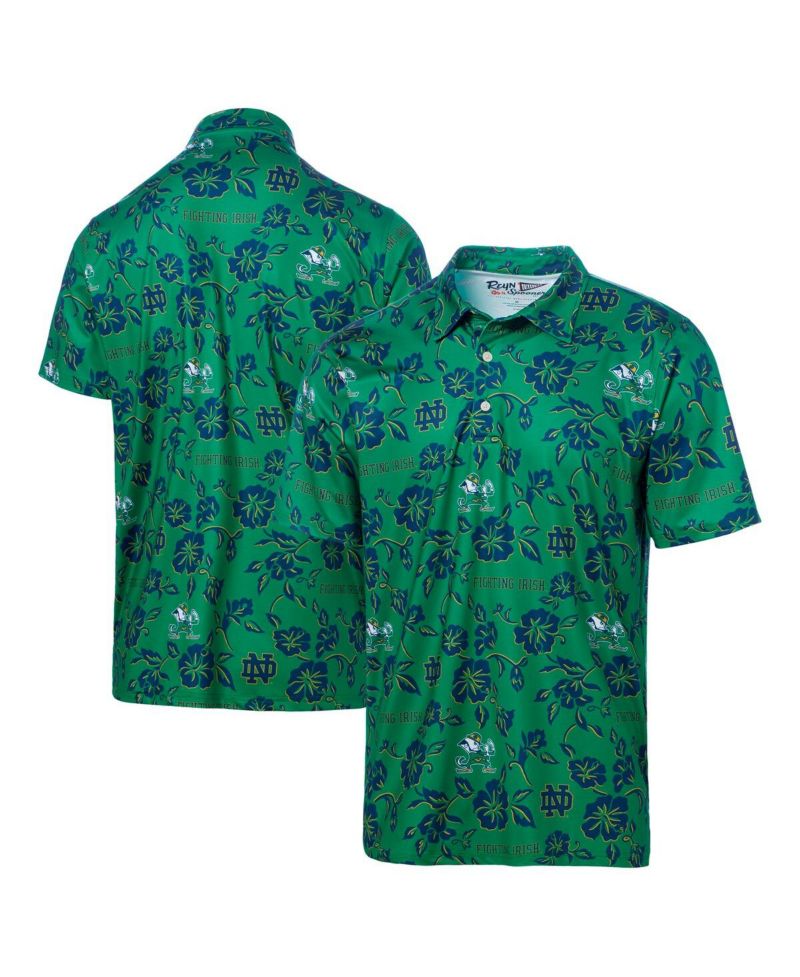 Men's Green Notre Dame Fighting Irish Performance Polo Shirt