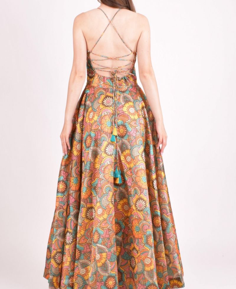 Women's Cora Sequins Embroidered Long Dress