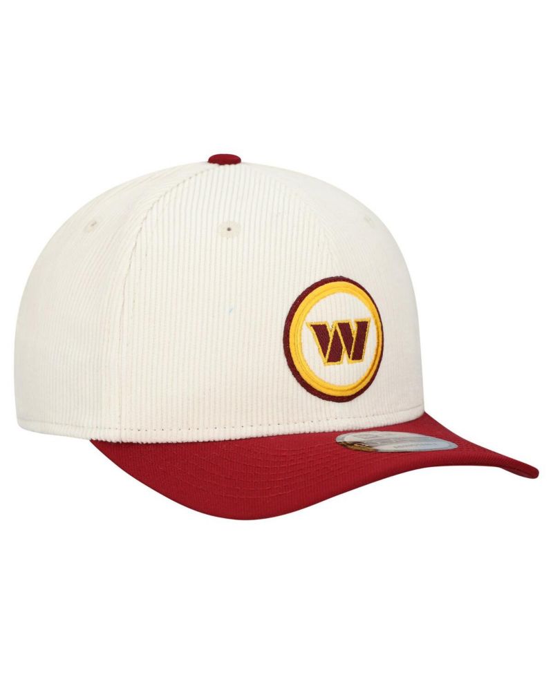 Men's Stone Washington Commanders Loyal Corduroy 9SEVENTY Adjustable Hat