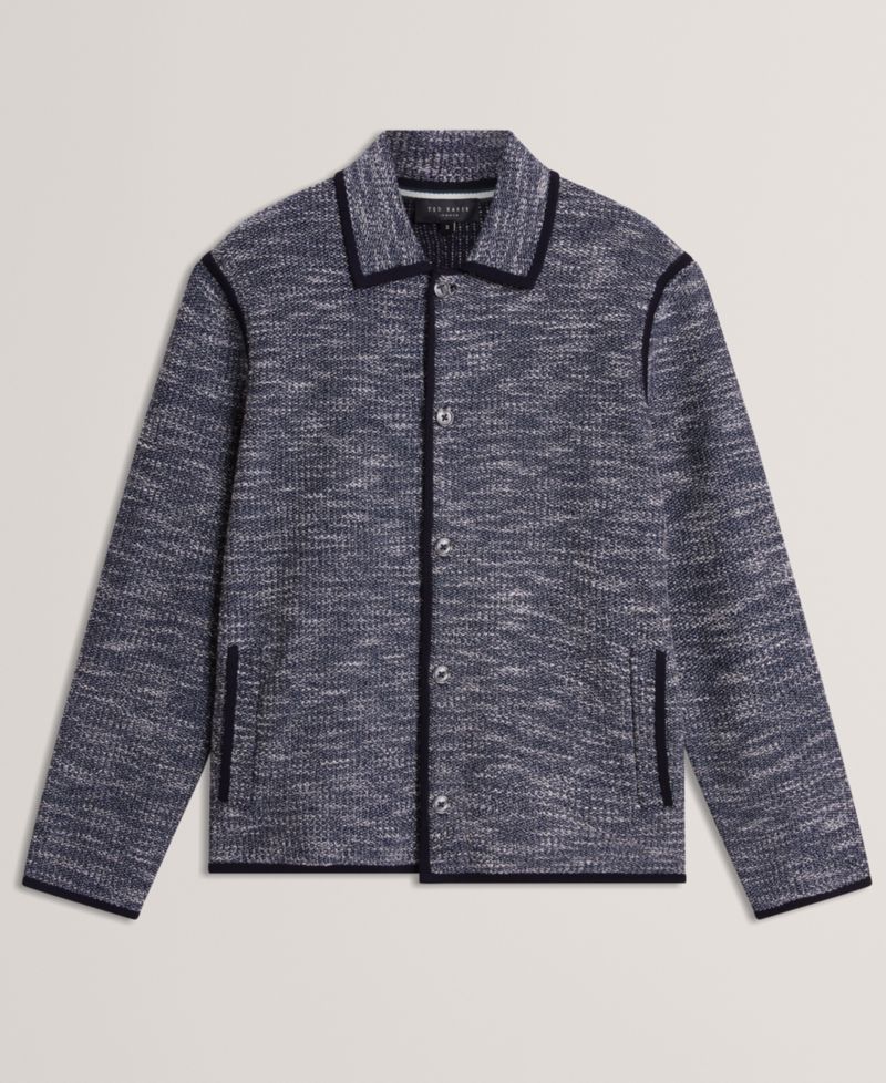 Men's Hannley Boucle Knitted Regular-Fit Jacket