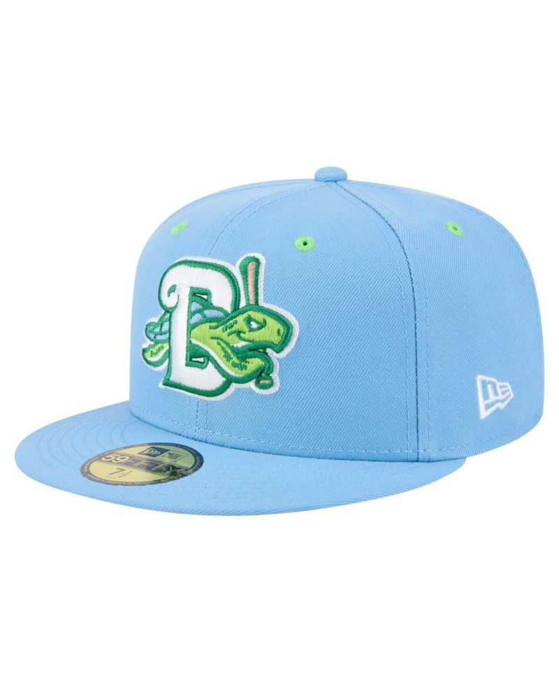 Men's Light Blue Daytona Tortugas Authentic Collection 59FIFTY Fitted Hat