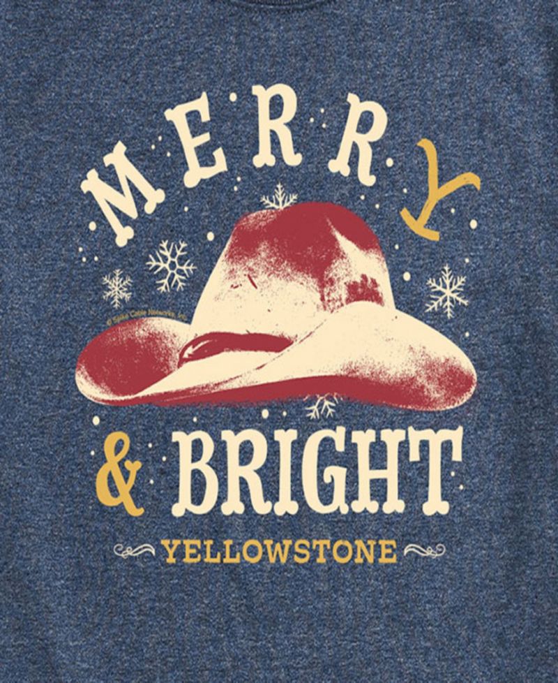 Men's Yellowstone Merry and Bright Short Sleeve Tee