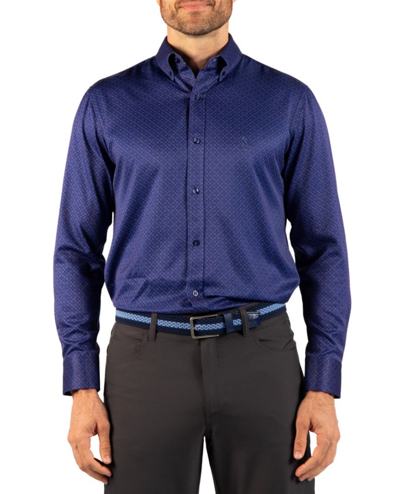 Men's Check Printed Performance Shirt