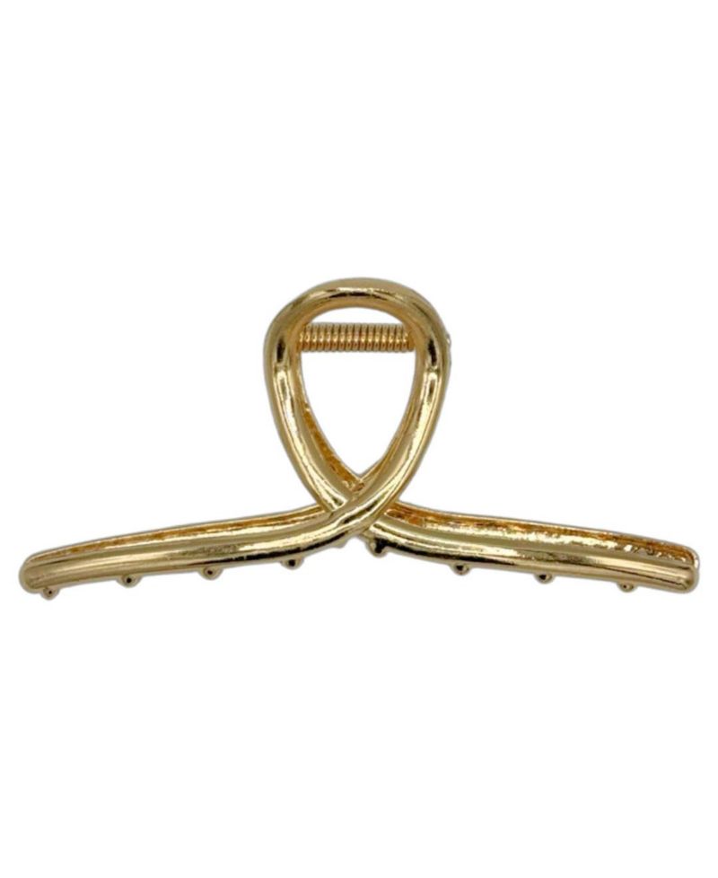 Women s Looped Claw Clip - Gold