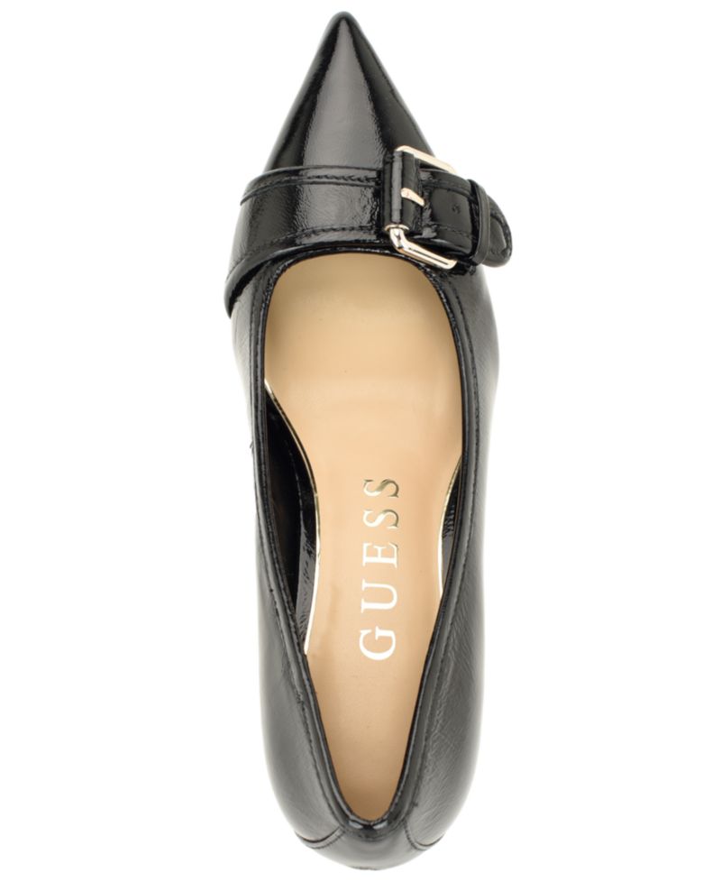 Women's Andey Buckle Sculpted Kitten Heel Pump