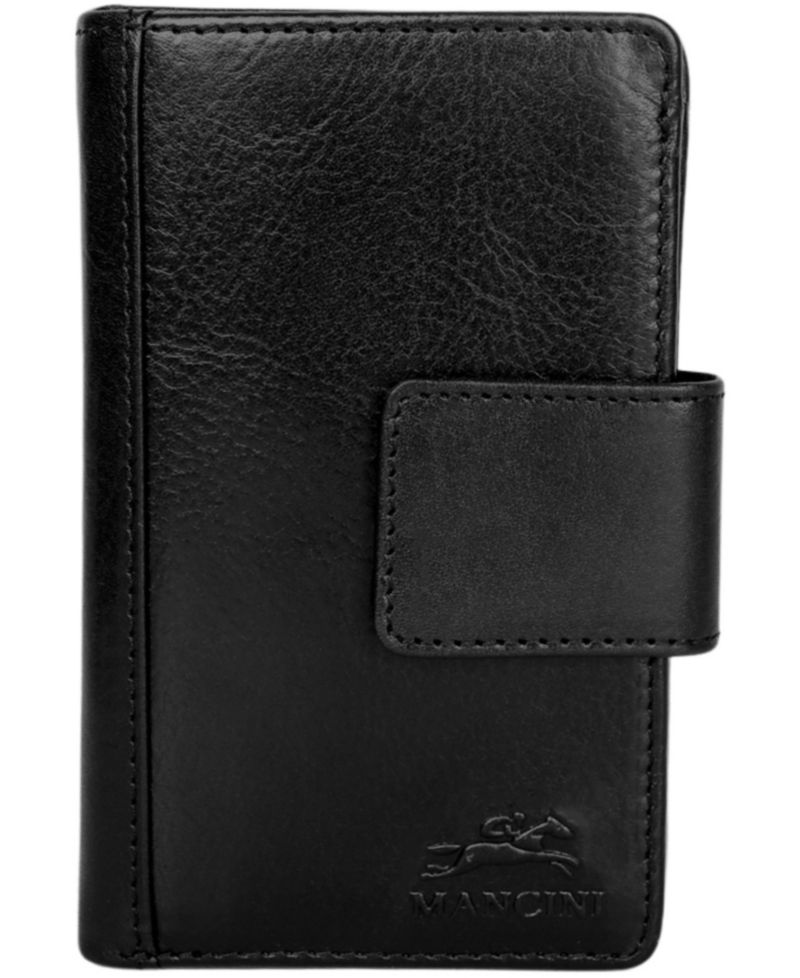 Pelle D'oro RFID Secure Snap Trifold Wallet