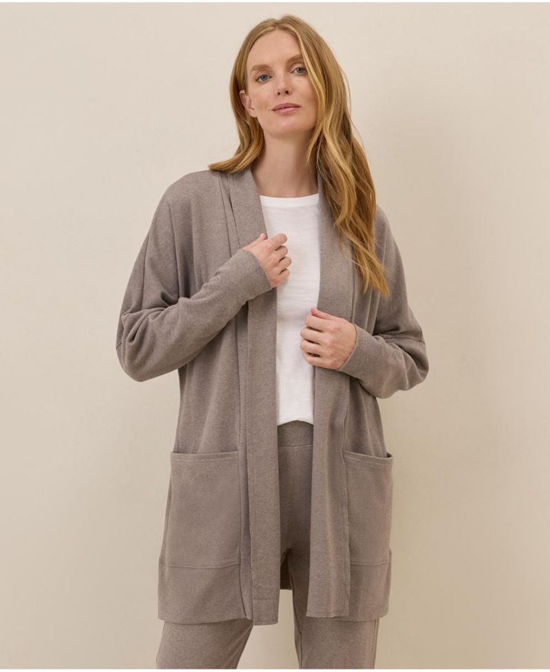 Women's Organic Cotton Airplane Wrap Cardigan -