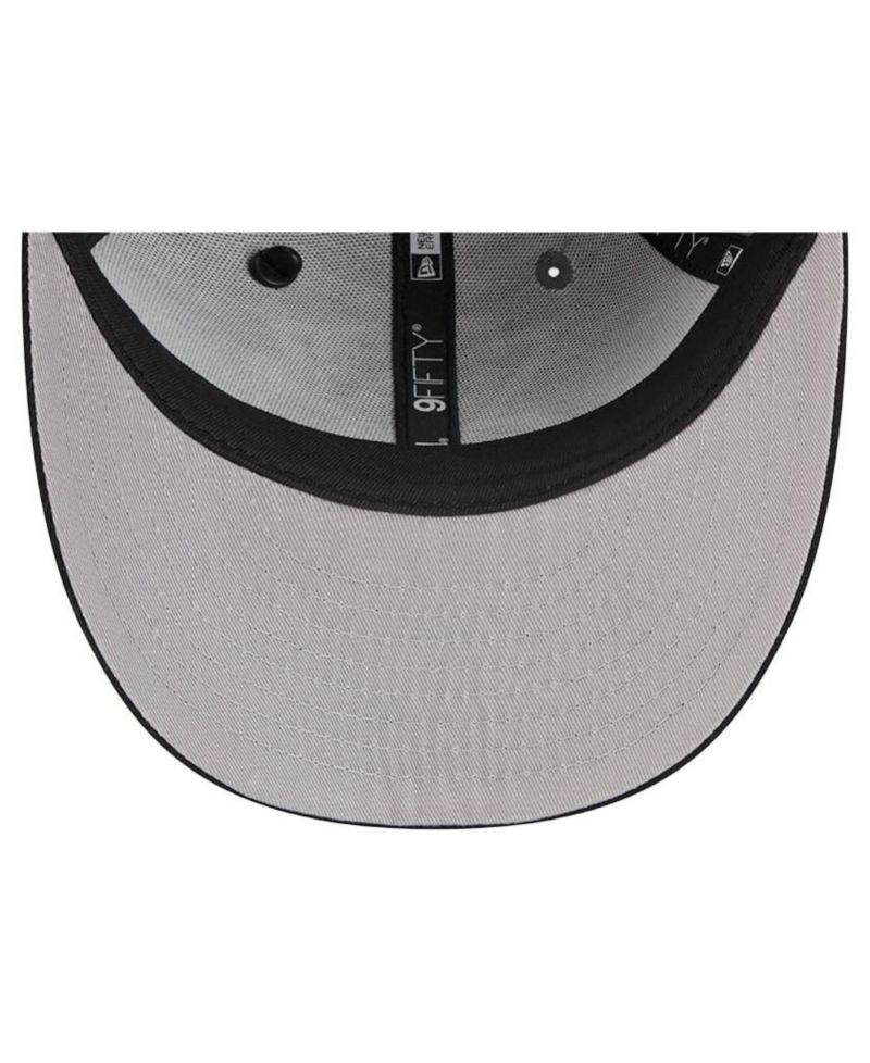 Men's Gray/Black Pittsburgh Penguins Wool Pin Low Profile 9FIFTY Snapback Hat