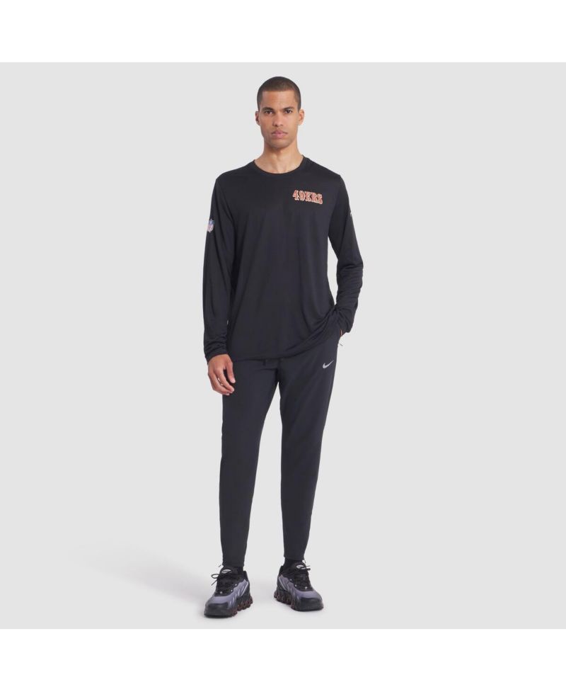 Men's Black San Francisco 49ers 2025 Rivalries Collection Sideline Legend Dri-FIT Long Sleeve T-Shirt