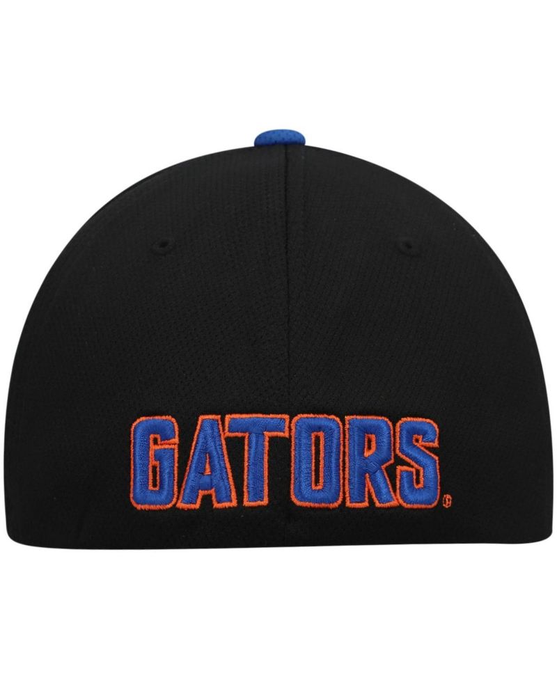 Men's Black, Royal Florida Gators Two-Tone Reflex Hybrid Tech Flex Hat