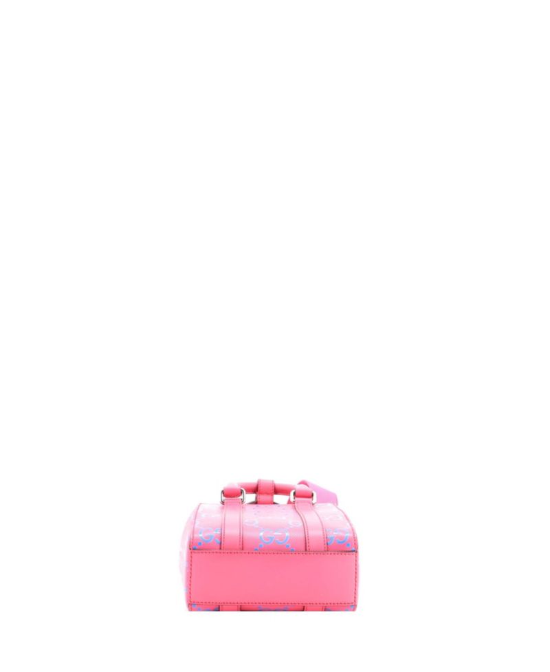 Mini Convertible Open Tote GG Embossed Perforated Leather