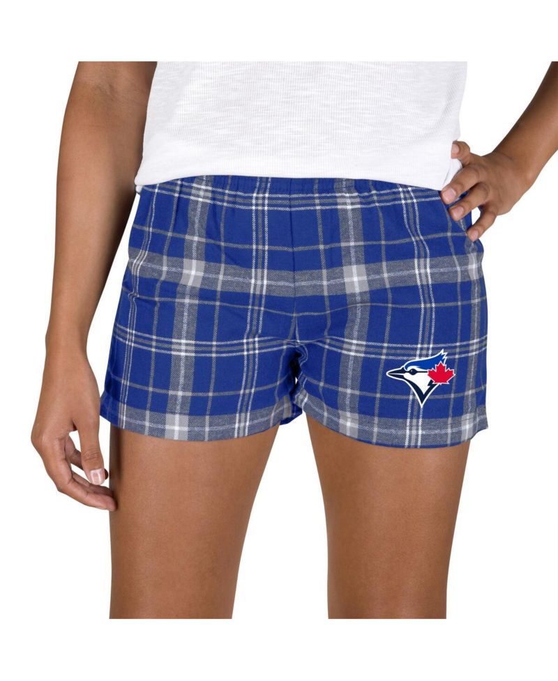 Women's Royal/Gray Toronto Blue Jays Ultimate Flannel Shorts