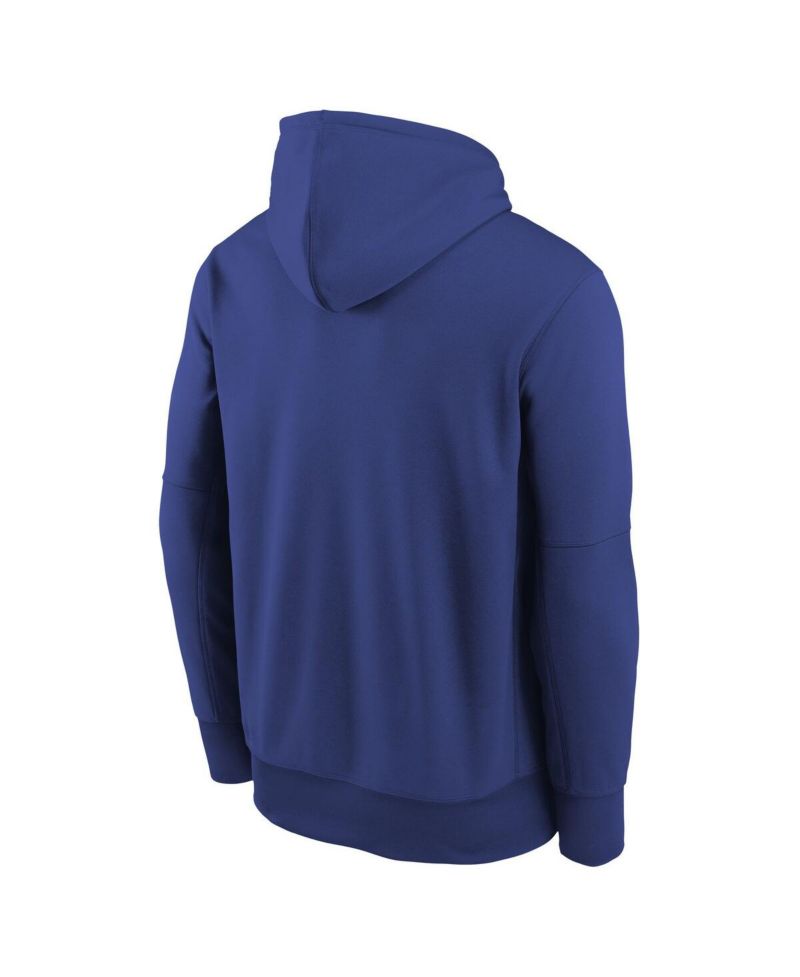 Big Boys and Girls Royal New York Mets Authentic Collection Therma-FIT Hoodie