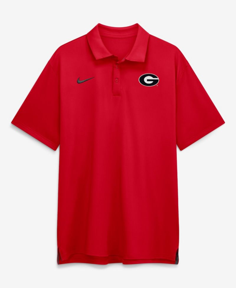 Men's Red Georgia Bulldogs 2026 Sideline Tour Dri-FIT Polo Shirt