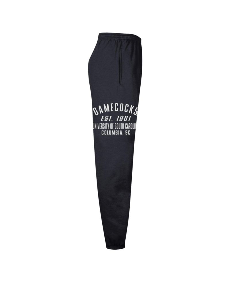 Men's Black South Carolina Gamecocks Powerblend Banded Fleece Sweatpants
