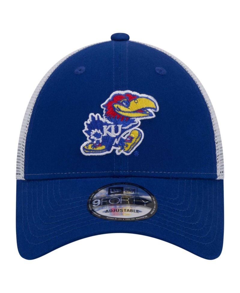 Men's Royal Kansas Jayhawks Trucker 9FORTY Adjustable Hat