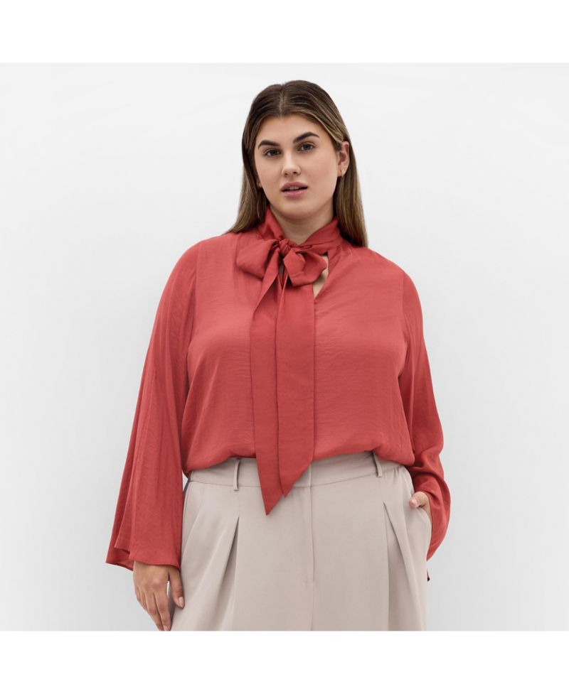 Plus Size Mahalia Neck Tie Top