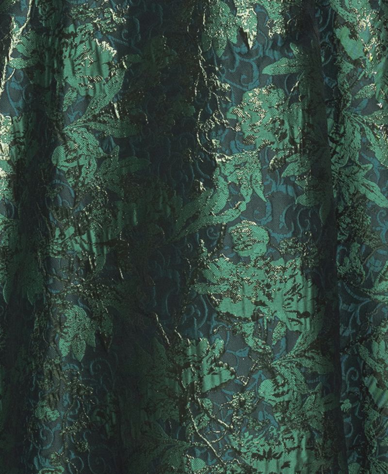 Women's Off-The-Shoulder Brocade Print Ball Gown