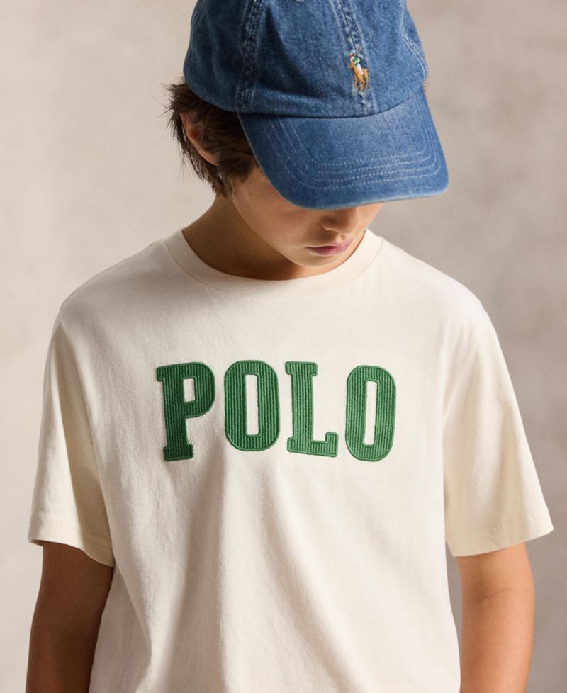 Boys' 8-20 Logo Cotton Jersey T-Shirt
