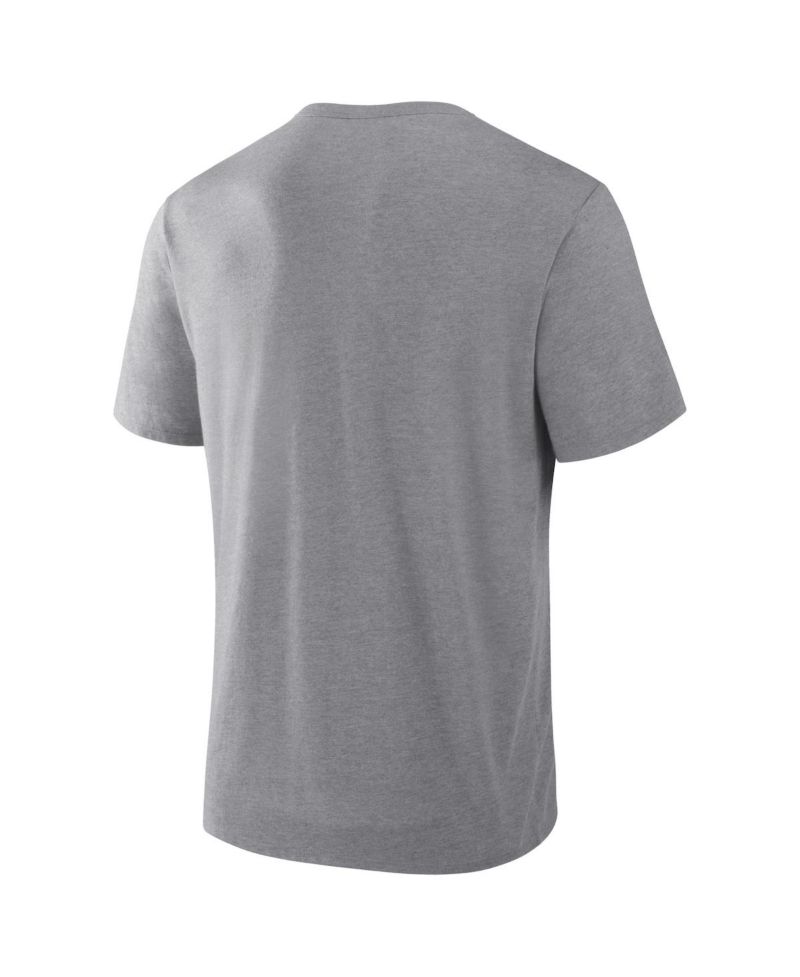 Men's Heather Gray Buffalo Bills Pass Rush Tri-Blend T-Shirt