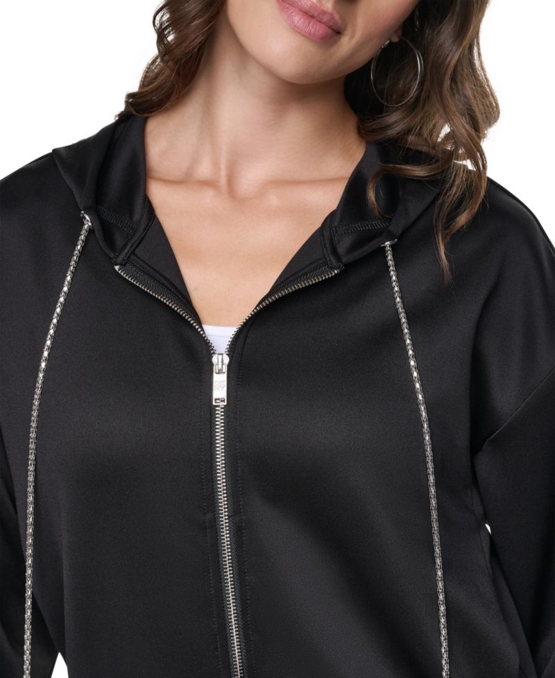 Women's Chain Cord Full Zip Hoodie