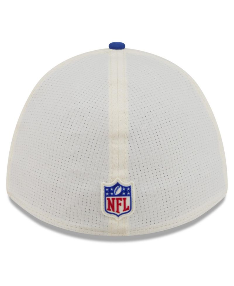 Men's Cream/Royal New York Giants 2026 NFL Training Camp 39THIRTY Flex Hat